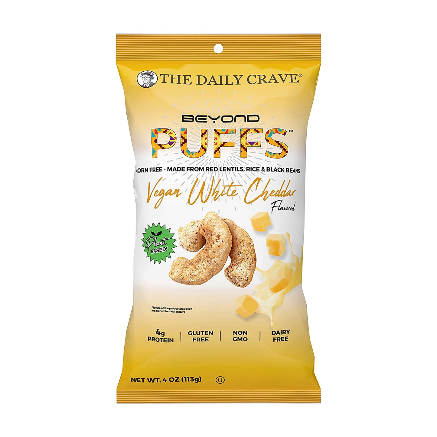 The Daily Crave Beyond Puffs Vegan White Cheddar 113g
