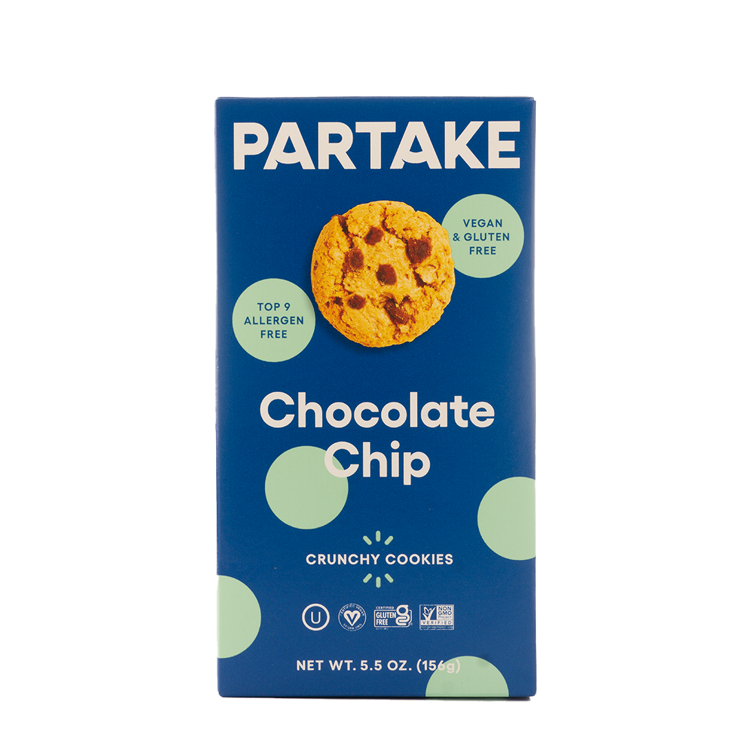 Partake Foods Chocolate Chip Crunchy Cookies 156g
