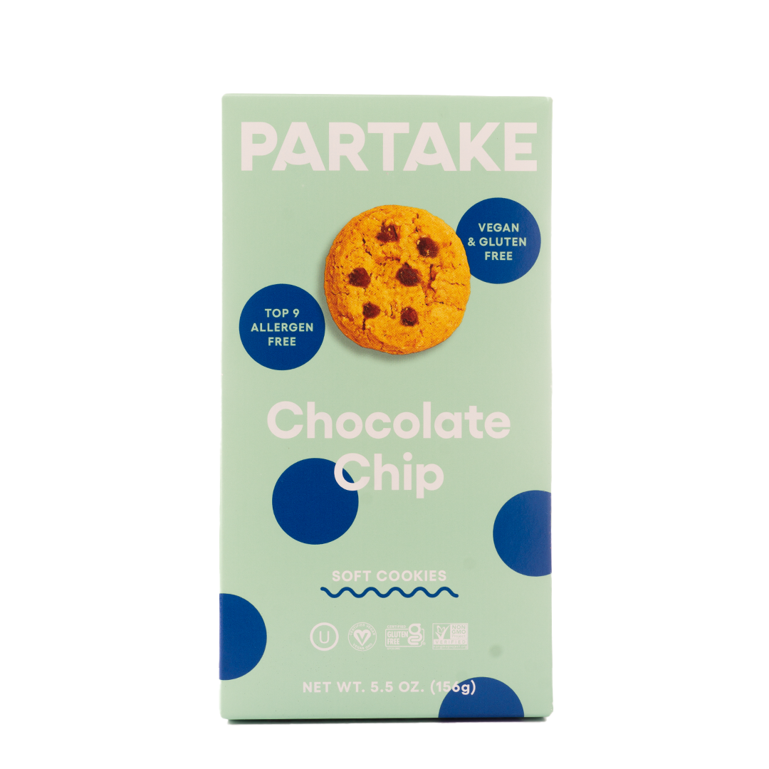 Partake Foods Chocolate Chip Soft Baked Cookies 156g