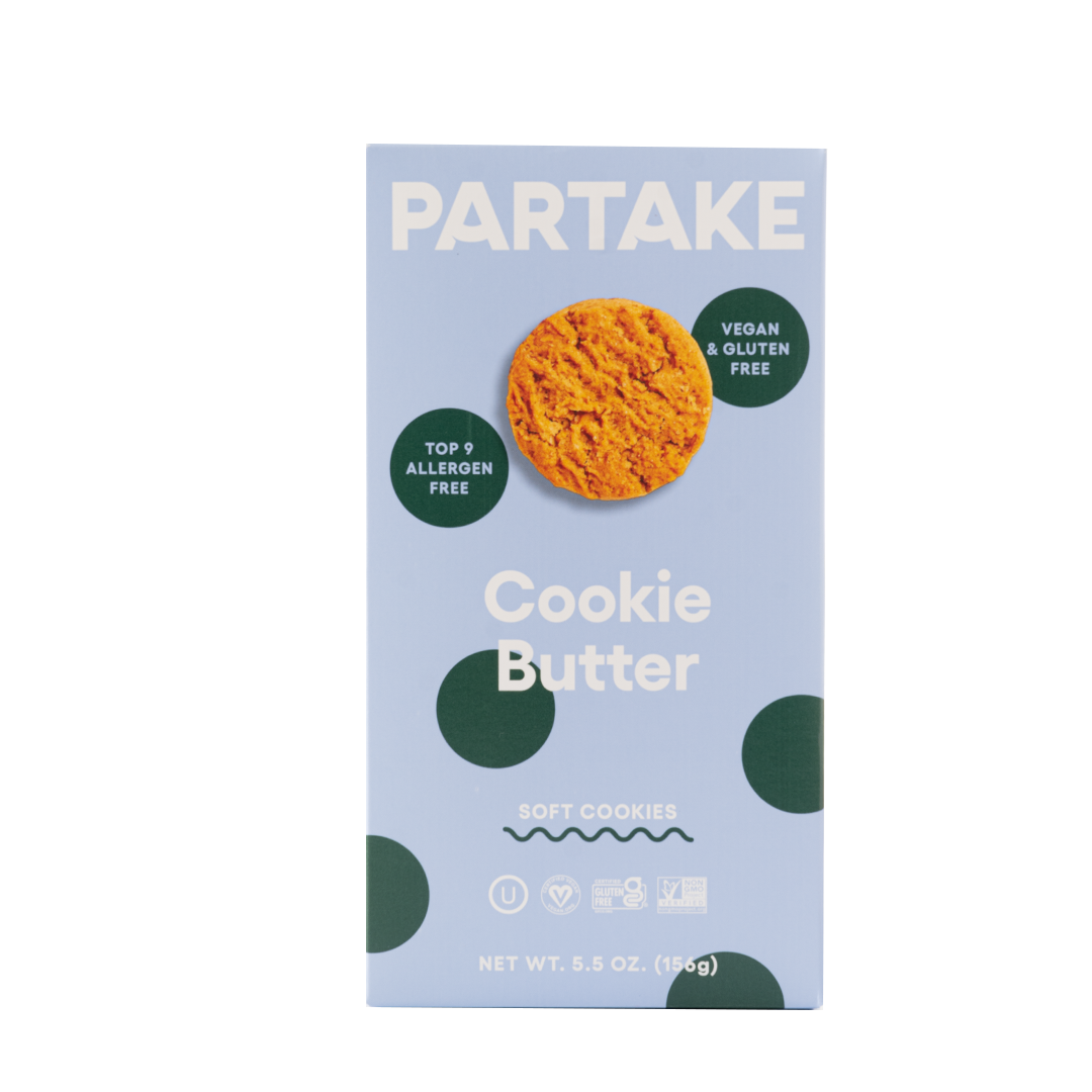Partake Foods Cookie Butter Soft Baked Cookies 156g