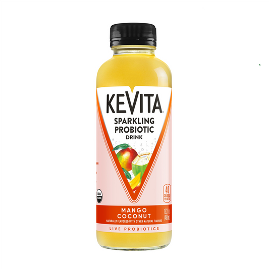 Chilled Kevita Sparkling Probiotic Drink Mango Coconut 450ml