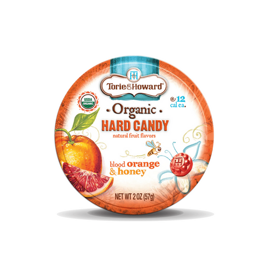 Torie & Howard Organic Hard Candy Blood Orange & Honey 57g