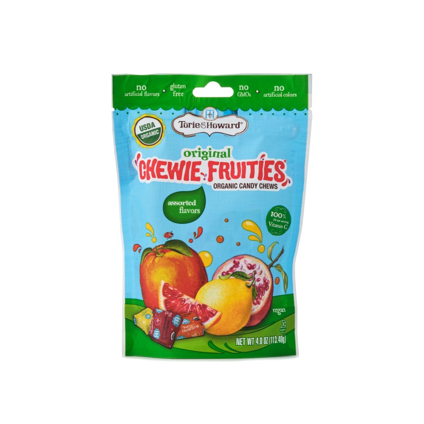 Torie & Howard Organic Assorted Chewy Fruities 113g