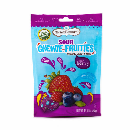 Torie & Howard Organic Sour Chewie Fruities Berry 113g