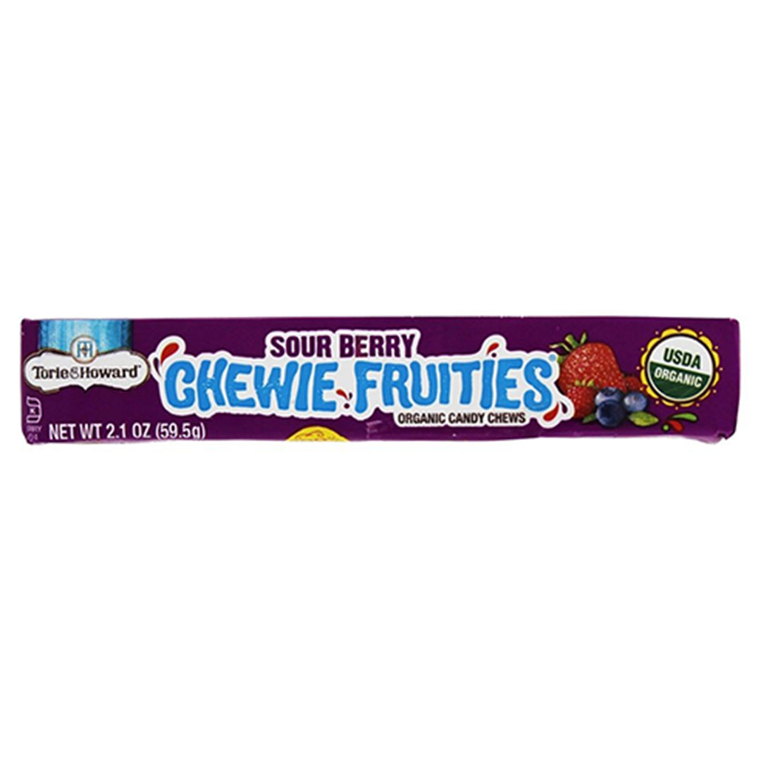 Torie & Howard Organic Sour Chewie Fruities Berry 60g