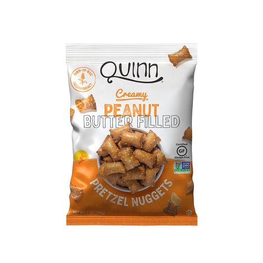 Quinn Creamy Peanut Butter Filled Pretzel Nuggets 198g