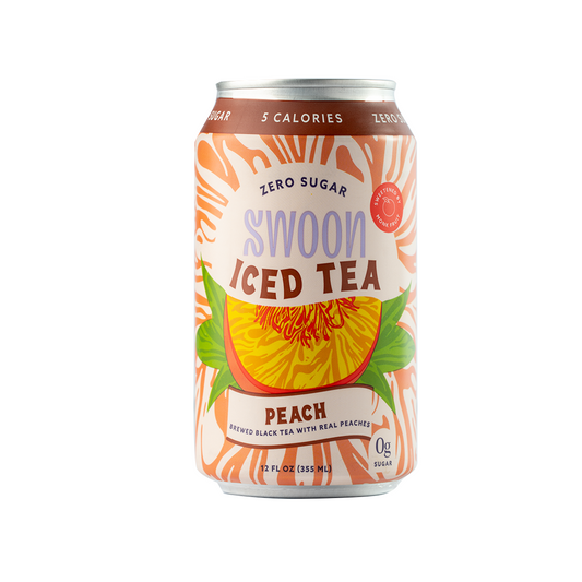 Swoon Lemonade Peach Iced Tea 355ml