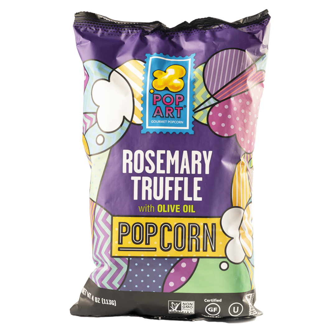 Pop Art Rosemary Truffle Popcorn GF 113g