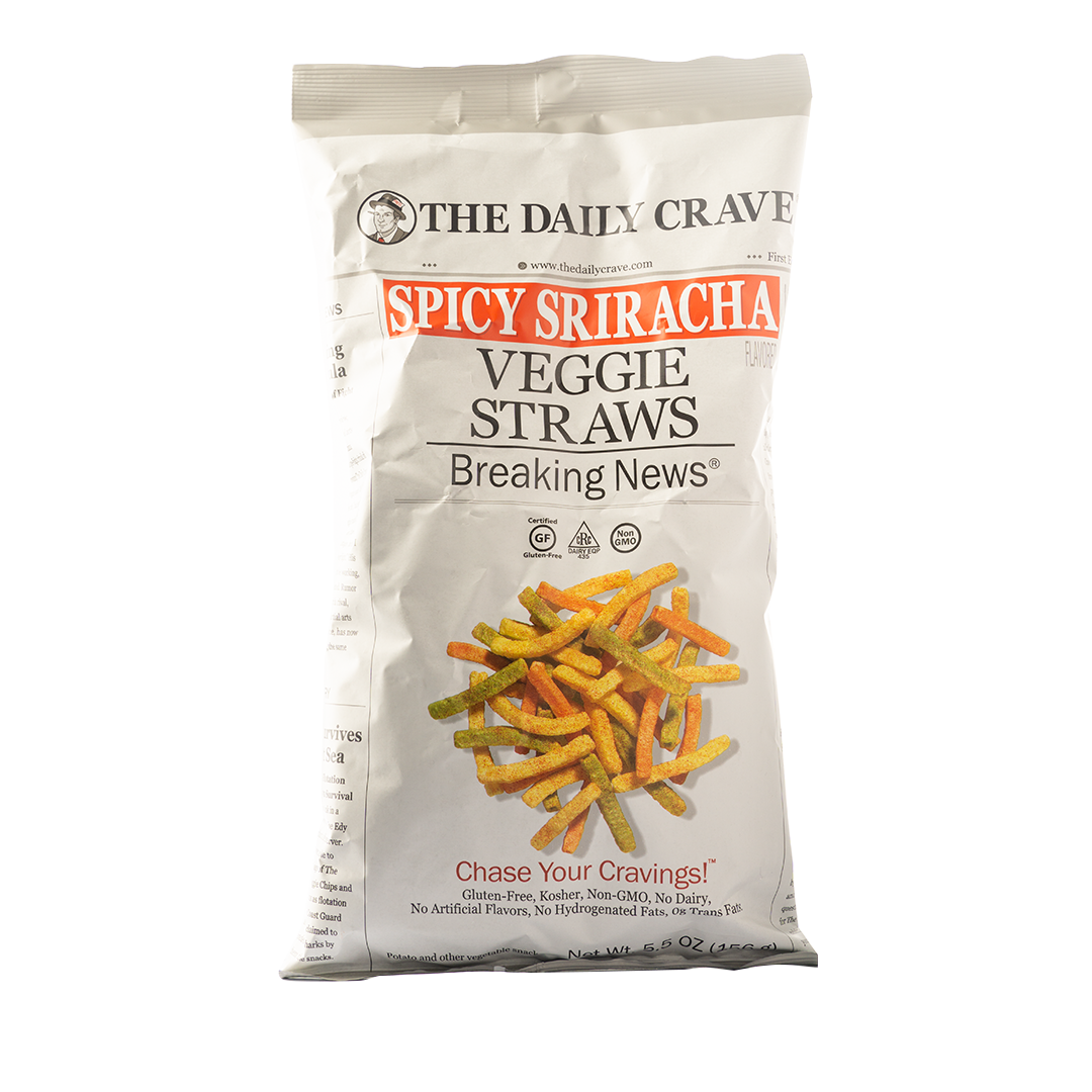 The Daily Crave Veggie Straws Spicy Sriracha 156g – Healthy Options