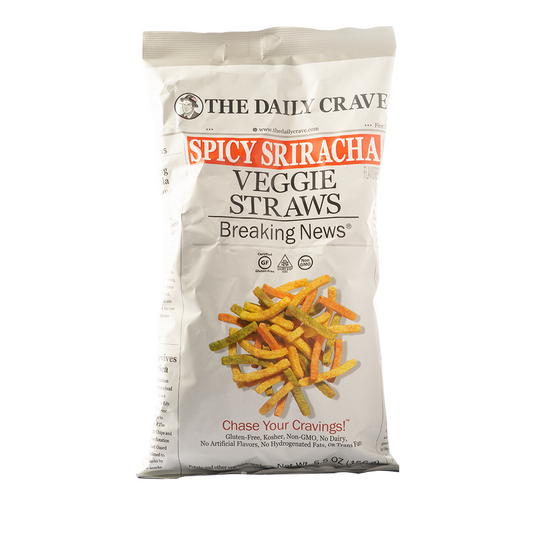 The Daily Crave Veggie Straws Spicy Sriracha 156g