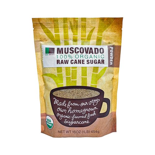 Raw Brown Organic Muscovado Sugar (Powder) 454grams