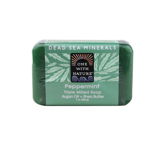 One With Nature Peppermint Bar Soap 200g