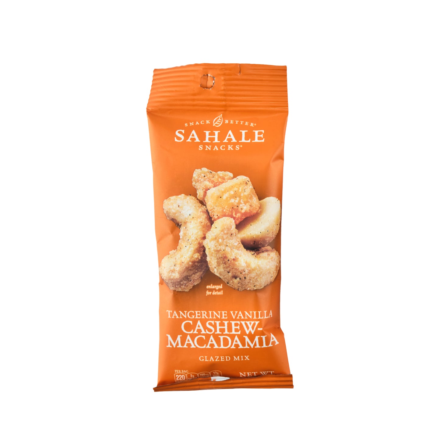 Sahale Grab & Go Tangerine Vanilla Cashew-Macadamia Glazed Mix 43g