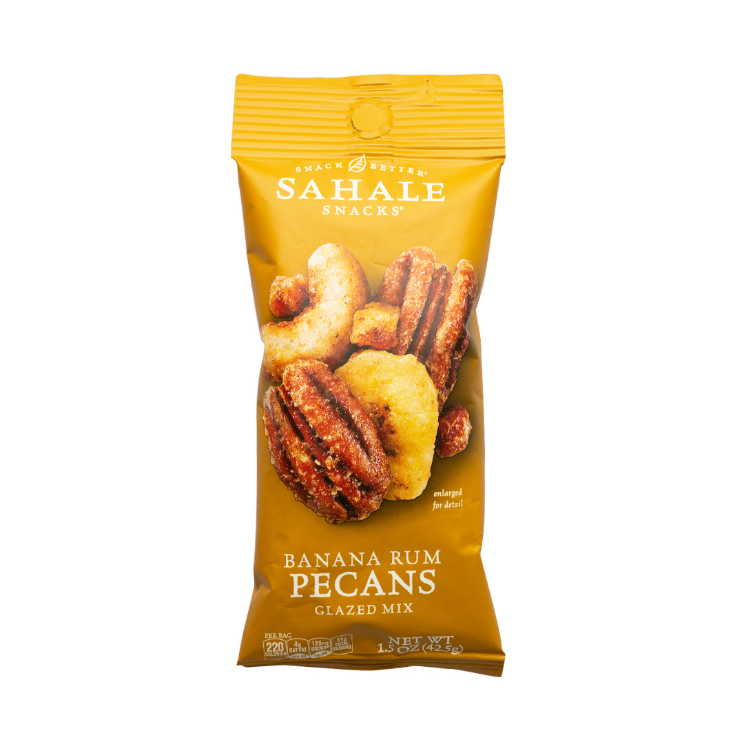 Sahale Snacks Banana Rum Pecans Glazed Mix 43g
