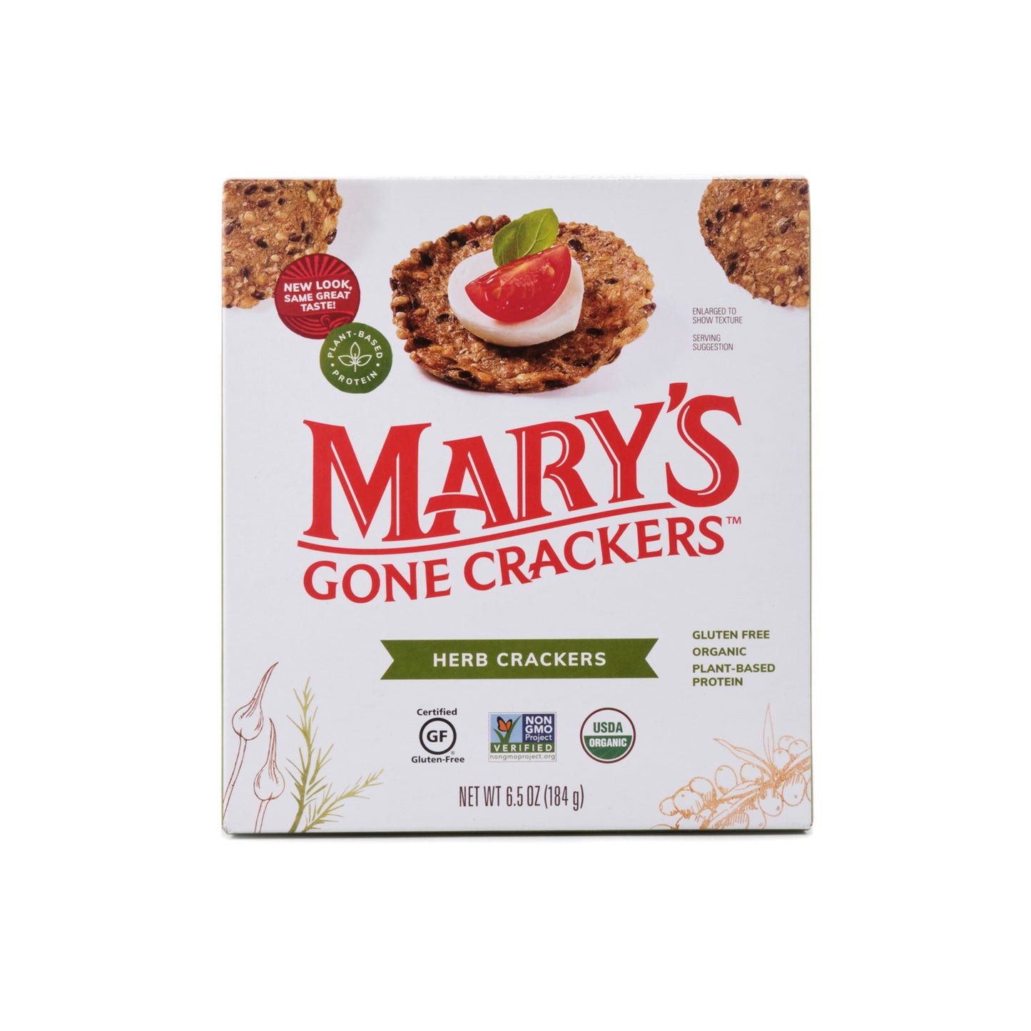 Mary's Gone Crackers Herb 184g