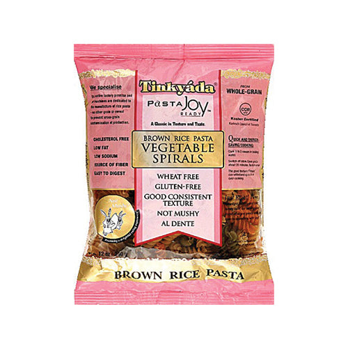 Tinkyada Brown Rice Pasta Vegetable Spirals 340g