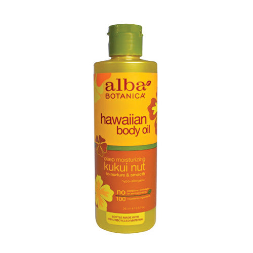 Alba Botanica Hawaiian Body Oil Kukui Nut 251ml