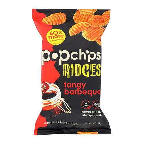Popchips Ridges Tangy Barbeque 142g