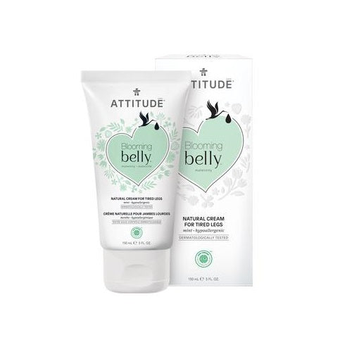 Attitude Blooming Belly Cream for Tired Legs Mint 150ml