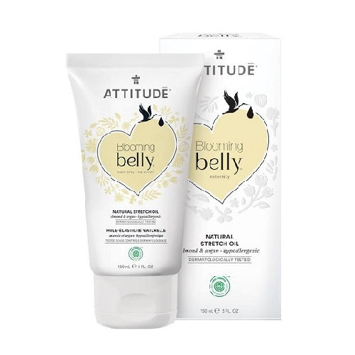 Attitude Blooming Belly Natural Stretch Oil Almond & Argan 150ml