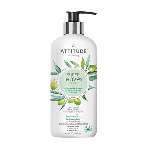 Attitude Super Leaves Olive Leaves Hand Soap 473ml
