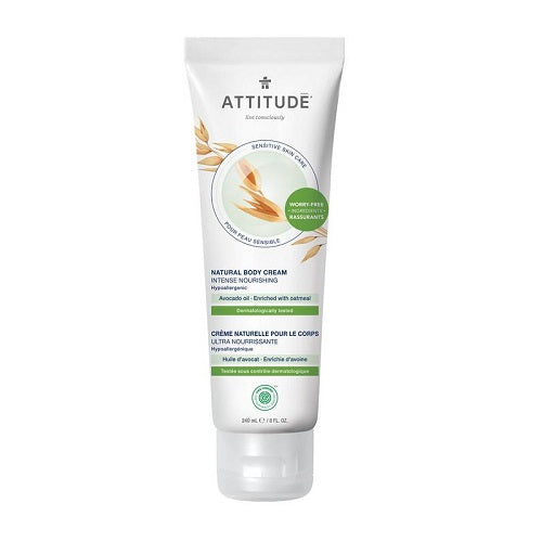 Attitude Sensitive Skin Intense Nourishing Avocado Oil Body Cream 240ml