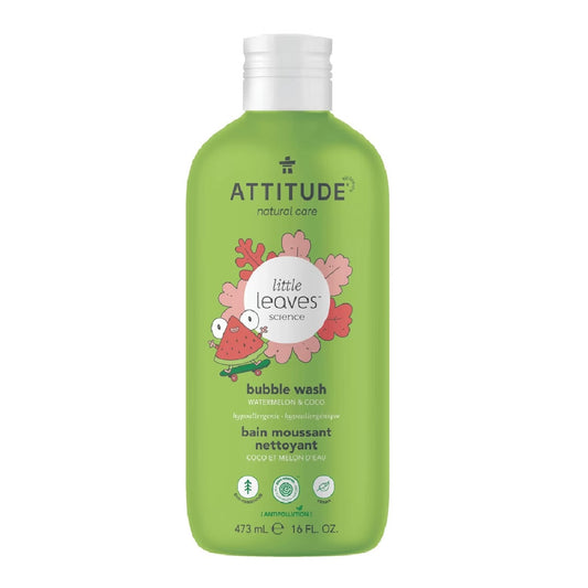 Attitude Little Leaves Bubble Wash Watermelon & Coco 473ml