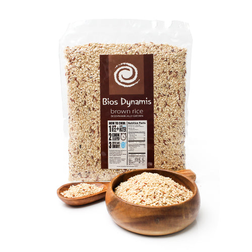 Biodynamic Rice Bios Dynamis Organic Brown Rice 2kg – Healthy Options