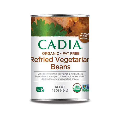 Cadia Organic Fat Free Refried Vegetarian Beans 454g