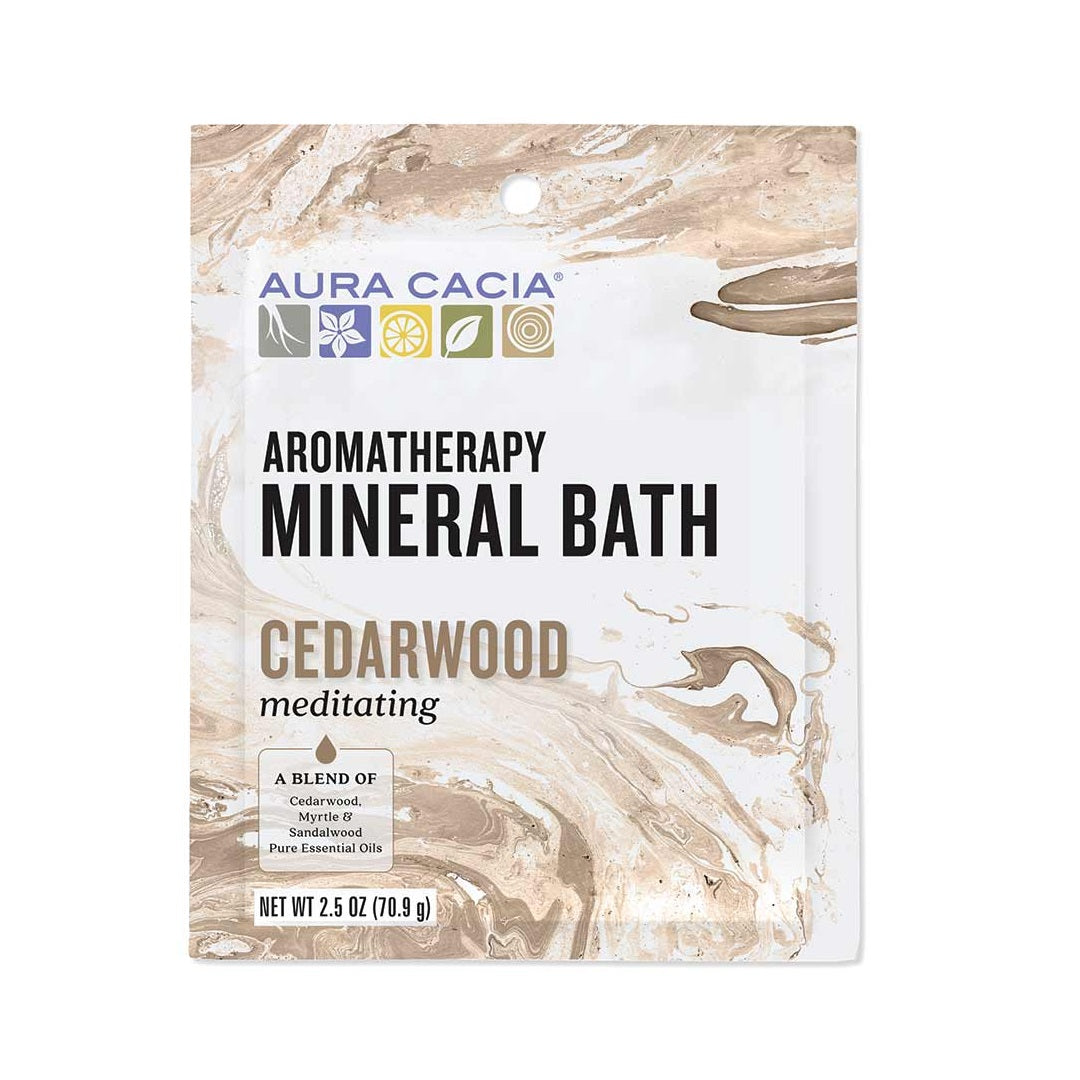 Aura Cacia Mineral Bath Cedarwood 70g