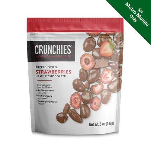 Crunchies Freeze-Dried Strawberries in Milk Chocolate 142g