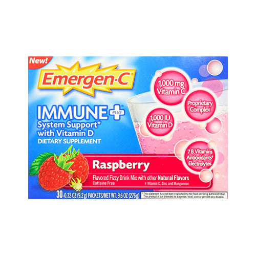 Emergen-C® Immune Plus Raspberry 30 Packets