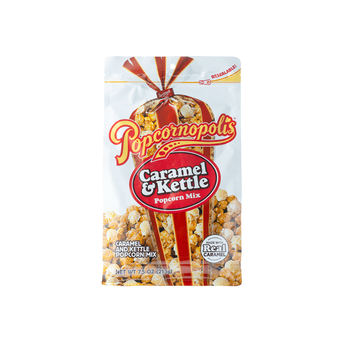 Popcornopolis Caramel & Kettle Popcorn 213g
