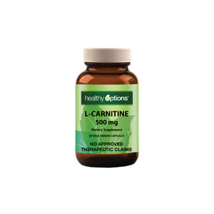 l carnitine healthy options Healthy Options L Carnitine 500mg 30 Capsules