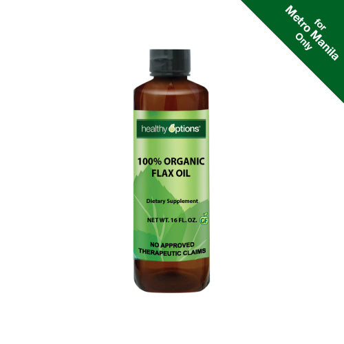Healthy Options Organic Flax Oil 16 Ounces