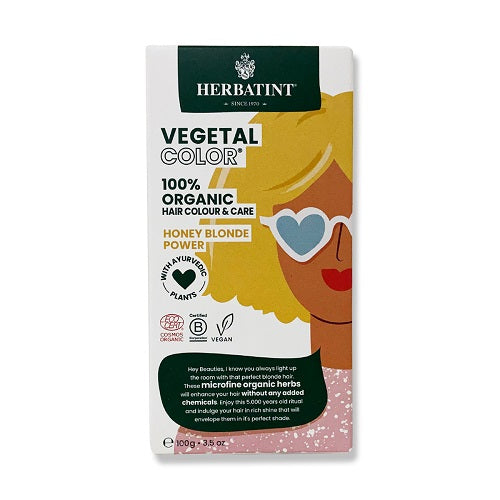 Herbatint Organic Vegetal Color Honey Blonde Power 100g