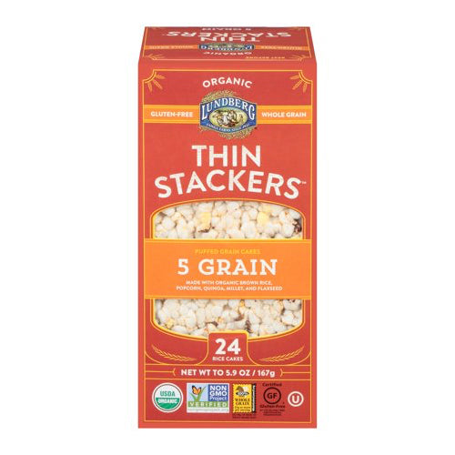 Lundberg Organic Thin Stackers 5 Grain 167g