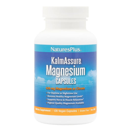 Nature's Plus KalmAssure Magnesium 420mg 120 Capsules