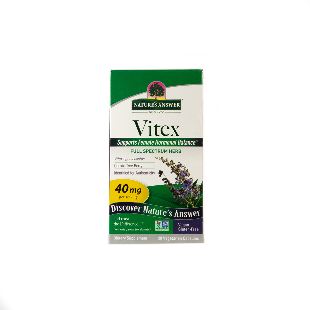 Nature's Answer Vitex/Chaste Tree Berry 40mg 90 Vegetarian Capsules