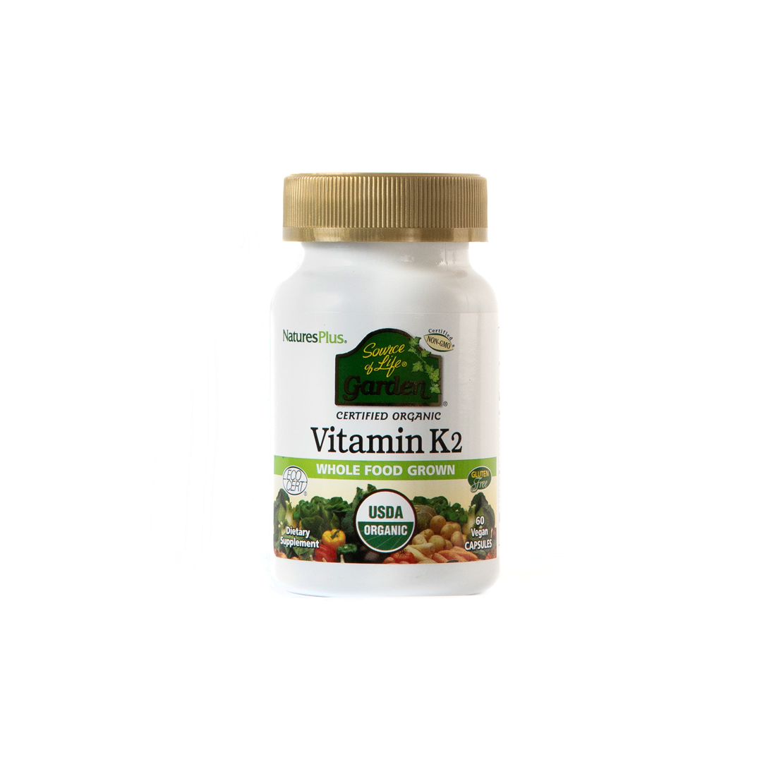 Nature's Plus Source of Life® Garden Organic Vitamin K2 60 Capsules