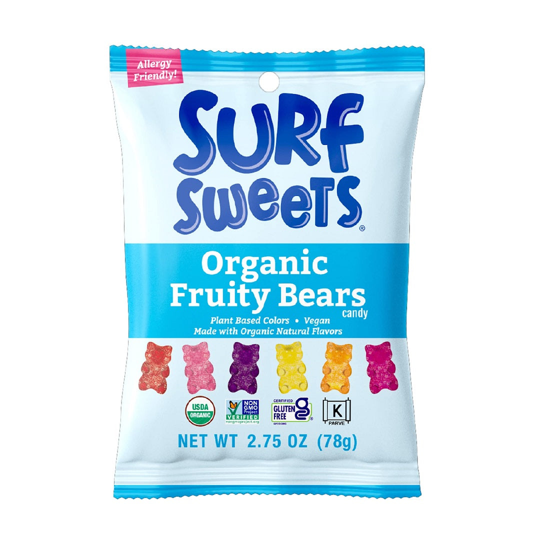Surf Sweets Organic Fruity Bears 78g