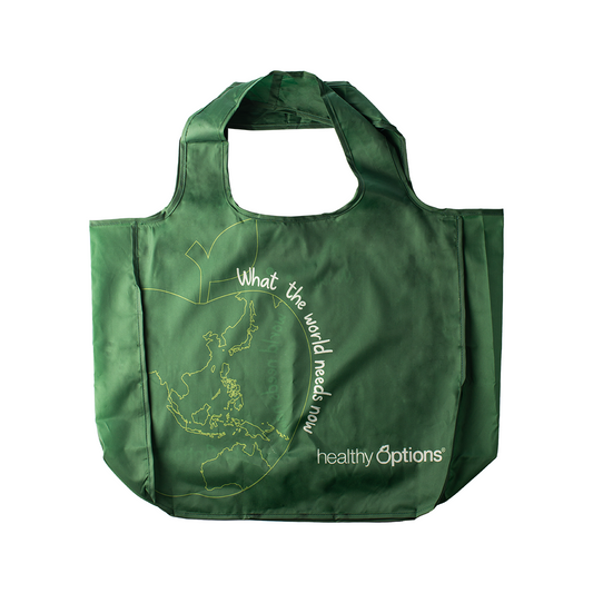 Healthy Options What The World Needs Now Reusable Bag