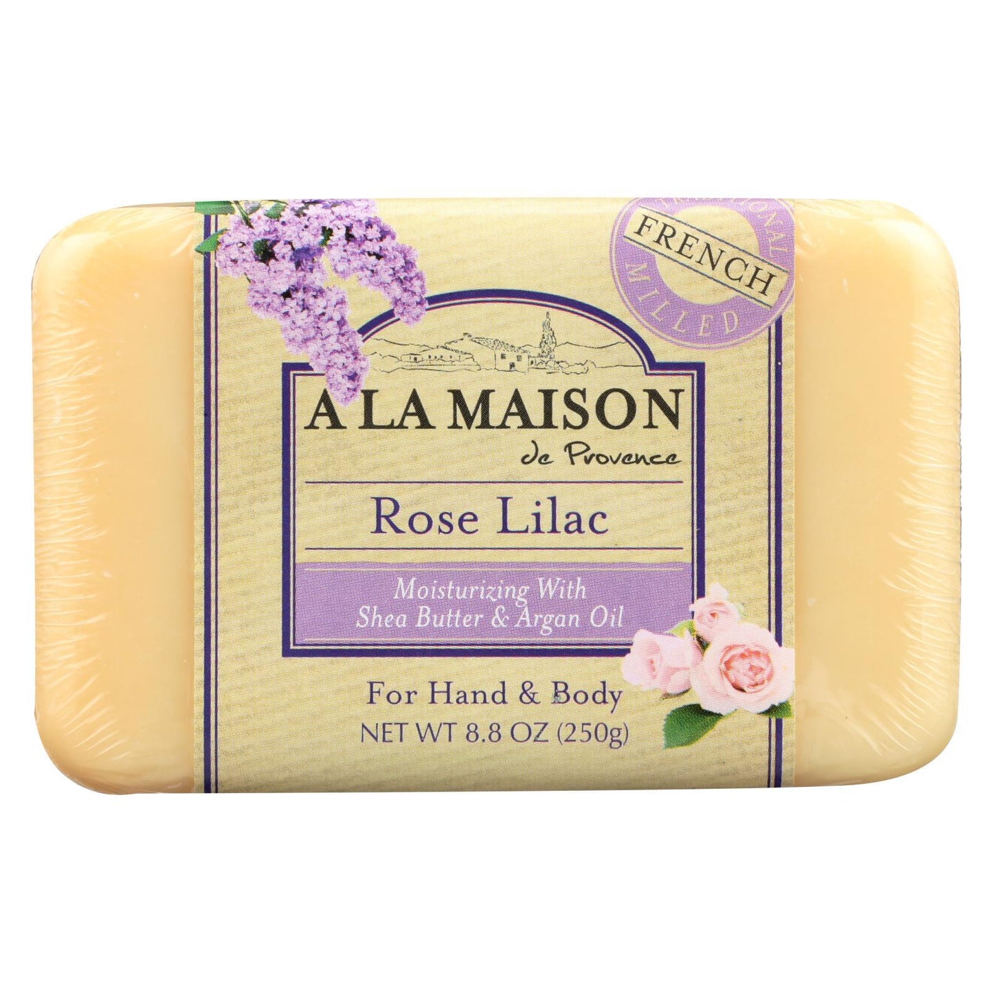 A La Maison Rose Lilac Bar Soap 250g