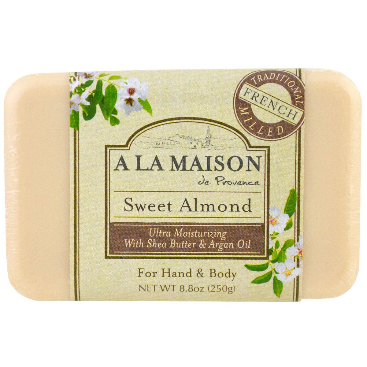A La Maison Sweet Almond Bar Soap 250g