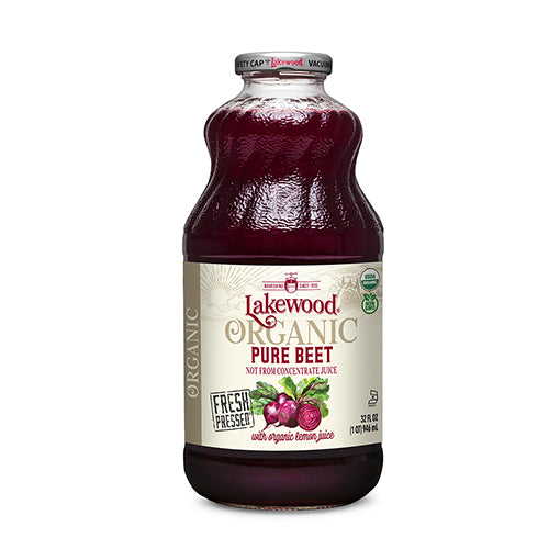 Lakewood Organic Pure Beet Juice with Organic Lemon Juice 946ml
