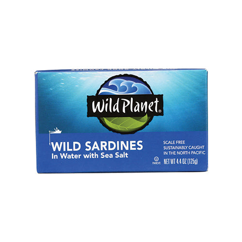 Wild Planet Wild Sardines In Water 125g