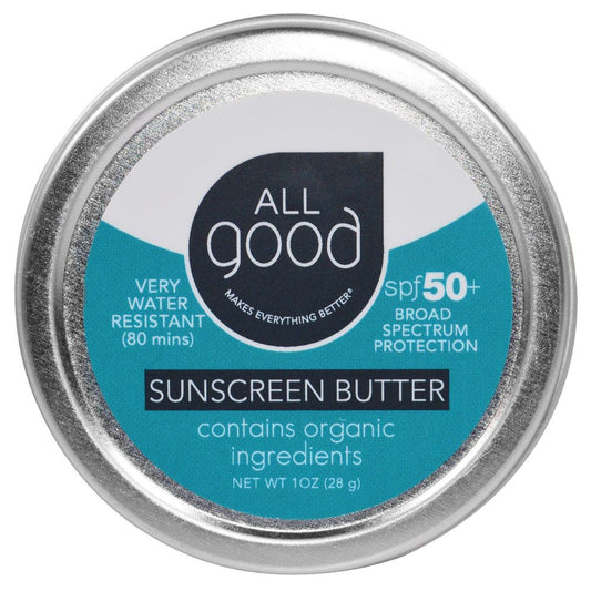 All Good Water-Resistant Mineral Sunscreen Butter SPF 50 28g