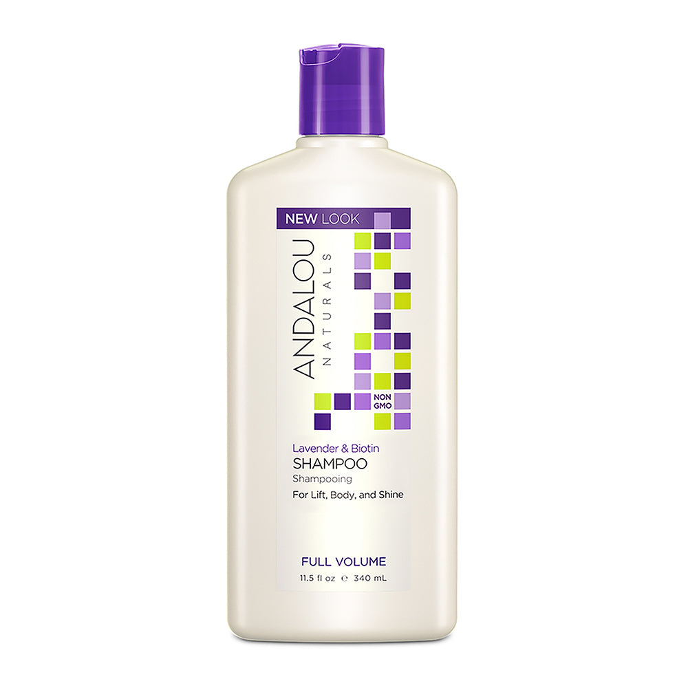 Andalou Naturals Full Volume Lavender & Biotin Shampoo 340ml