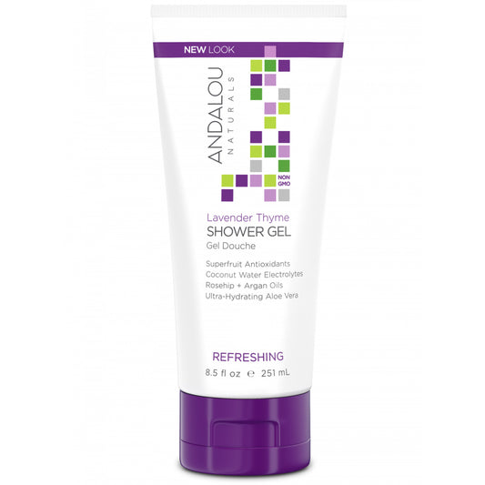 Andalou Naturals Refreshing Lavender Thyme Shower Gel 251ml