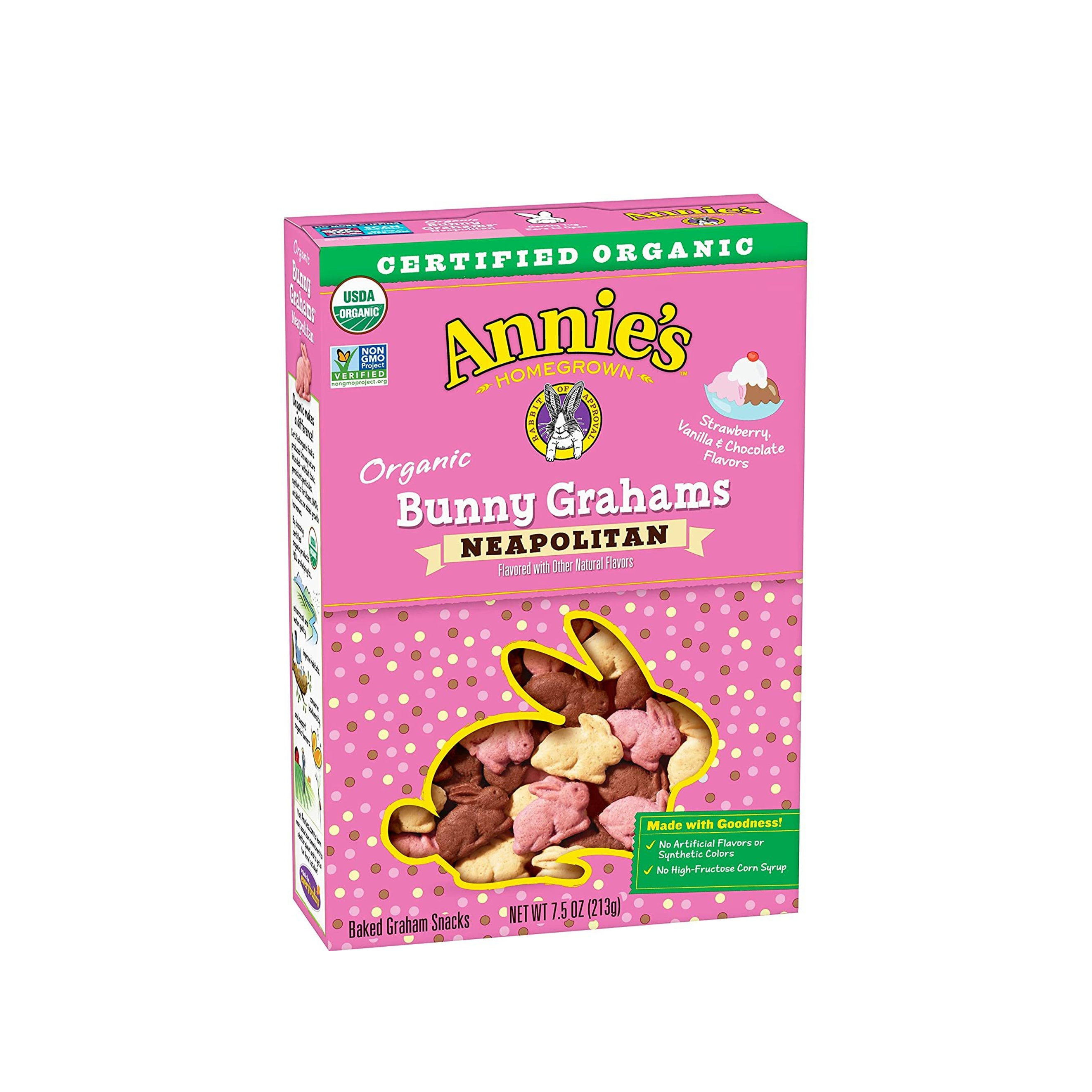 Annie's Organic Neapolitan Bunny Grahams 213g – Healthy Options